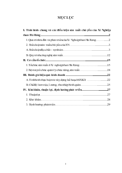Báo cáo thực tập tại Xí Nghiệp than Hà Ráng