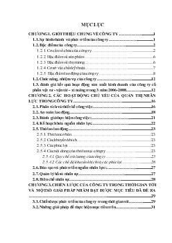 Báo cáo thực tập tổng hợp tại Công ty cổ phần vật tư –vận tải – xi măng