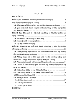 Báo cáo thực tập tổng hợp tại Công ty Xây lắp vật liệu xây dựng An Dương