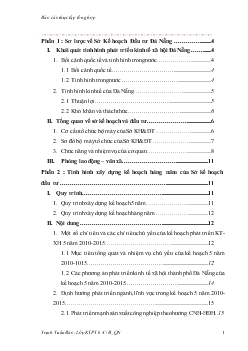 Báo cáo thực tập tổng hợp tại Sở Kế hoạch Đầu tư Đà Nẵng