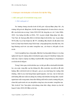 Báo cáo thực tập tổng hợp tại Sở kế hoạch và đầu tư Đà Nẵng