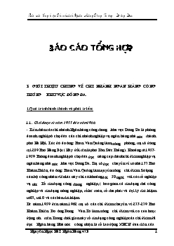 Báo cáo tổng hợp Chi nhánh Ngân Hàng Công Thương Đống Đa