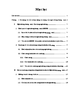 Khóa luận Tín dụng ngân hàng và rủi ro tín dụng. Một số biện pháp phòng ngừa và hạn chế rủi ro tín dụng tại chi nhánh Ngân hàng Ngoại thương Hà Nội