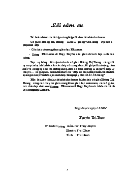 Luận văn Hình thành thói quen giao tiếp văn hóa cho trẻ 25-36 tháng trường mầm non xã Thụy Duyên qua sinh hoạt hàng ngày