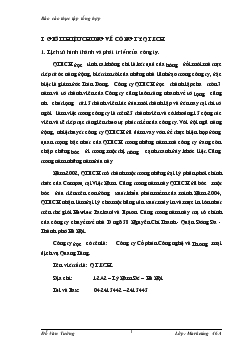 Báo cáo thực tập tại Công ty Cổ phần Công nghệ và Thương mại dịch vụ Quang Tùng