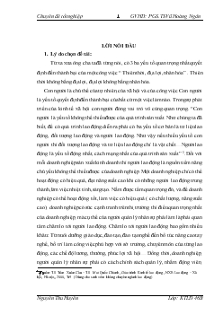 Chuyên đề Một số giải pháp nhằm hoàn thiện công tác tạo động lực cho người lao động tại công ty Giấy Bãi Bằng (công ty mẹ - Tổng công ty Giấy Việt Nam)