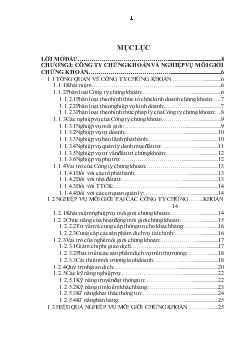Chuyên đề Phát triển nghiệp vụ môi giới chứng khoán tại Công ty TNHH Chứng khoán Ngân hàng Nông Nghiệp và Phát Triển Nông Thôn Việt Nam