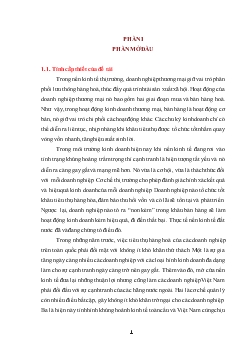 Luận văn Thực trạng và một số giải pháp đẩy mạnh tiêu thụ sản phẩm tại Công ty Cổ phần kính ô tô vượng Anh tại 15b Trần Hưng Đạo- Hà Nội