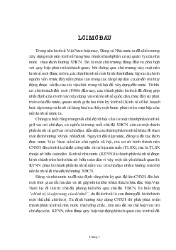 Tiểu luận Kinh tế nhà nước trong nền kinh tế thị trường định hướng XHCN