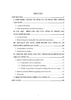 Báo cáo Thực tập tại công ty cổ phần viễn thông Vạn Xuân
