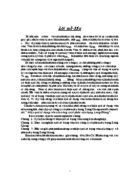 Chuyên đề Hiệu quả sử dụng vốn của công ty cổ phần xây dựng Long Giang