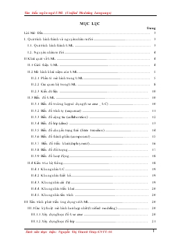 Đề tài Tìm hiểu ngôn ngữ UML (Unified Modeling Language)
