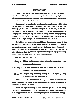 Luận văn Một số biện pháp để nâng cao hiệu quả sử dụng vốn lưu động tại Công ty vật tư kỹ thuật xi măng Hà nội