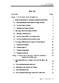 Luận văn Thị trường khách du lịch là người Pháp của Công ty Du lịch Việt Nam-Hà Nội; thực trạng và giải pháp