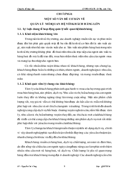 Chuyên đề Một số giải pháp hoàn thiện công tác quản lý mối quan hệ với khách hàng lớn tại bưu điện huyện Văn Giang