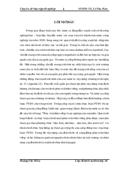 Chuyên đề Xây dựng mô hình cộng đồng phát triển bền vững theo phương pháp tiếp cận từ dưới lên trường hợp hợp tác xã Nấm Chùa Hang – Đồng Hỷ - Thái Nguyên