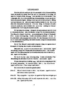 Đề án Đầu tư trực tiếp của nước ngoài tại Việt Nam - Thực trạng và giải pháp
