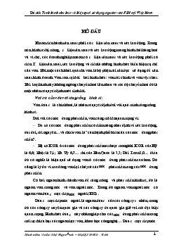 Đề tài Tình hình thu hút và hiệu quả sử dụng nguồn vốn FDI tại Việt Nam