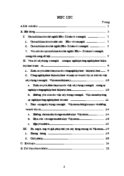 Tiểu luận Quan điểm của chủ nghĩa Mác-Lênin về con ngườivà vấn đề xây dung con người trong sự nghiệp cong nghiệp hoá - hiên đại hoá ở nước ta