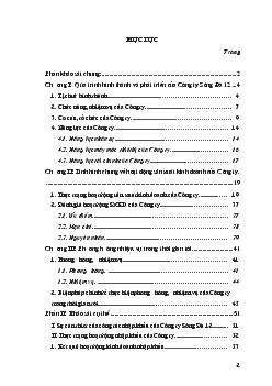 Chuyên đề Hoạt động sản xuất kinh doanh của Công ty Sông Đà 12