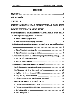 Chuyên đề Một số giải pháp nhằm nâng cao hiệu quả thu mua và xuất khẩu ở Tổng công ty xuất nhập khẩu nông sản và thực phẩm chế biến giai đoạn 2002-2005