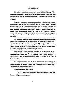 Chuyên đề Phương pháp hạch toán chi phí, giá thành và công tác quản lý chi phí, giá thành ở công ty Rượu - Hà Nội