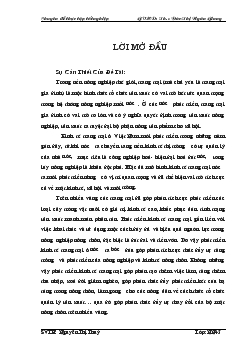 Chuyên đề Thực trạng và những giải pháp phát triển kinh tế trang trại ở huyện Gia Lâm- Hà Nội