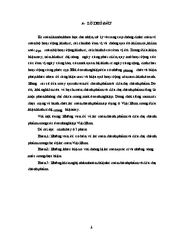 Đề tài Những vấn đề về kế toán thành phẩm và tiêu thụ thành phẩm trong các doanh nghiệp Việt Nam