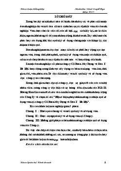 Khóa luận Một số biện pháp nhằm nâng cao hiệu quả sử dụng vốn tại công ty Cổ Phần Xây Dựng và Đầu Tư Hà Nội