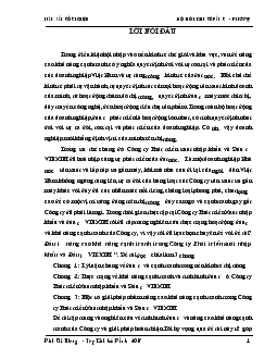 Luận văn Đầu tư nâng cao khả năng cạnh tranh trong Công ty Phát triển xuất nhập khẩu và Đầu tư VIEXIM
