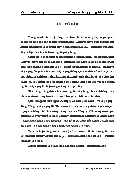 Luận văn Giải pháp nâng cao chất lượng lập hồ sơ dự thầu của Công ty Lắp máy điện nước và xây dựng-Tổng Công ty xây dựng Hà Nội