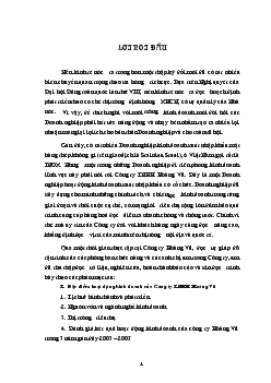 Báo cáo thực tập tại Công ty TNHH Hoàng Vũ