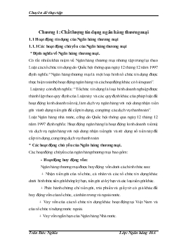 Chuyên đề Giải pháp nâng cao chất lượng tín dụng đối với doanh nghiệp vừa và nhỏ tại chi nhánh ngân hàng ngoại thương Bắc Ninh