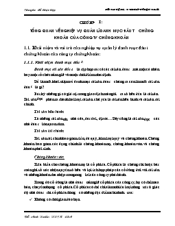 Chuyên đề Giải pháp và kiến nghị phát triển nghiệp vụ quản lí danh mục đầu tư tại Công ty chứng khoán BSC