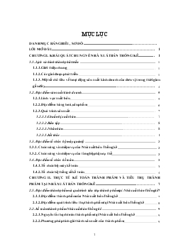 Chuyên đề Một số ý kiến đóng góp nhằm hoàn thiện kế toán thành phẩm và tiêu thụ thành phẩm tại Nhà xuất bản Thống kê