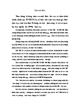 Đề tài Mô hình tổ chức và phương thức hoạt động của Toà HC