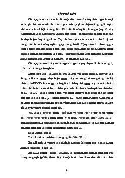 Đề tài Phương hướng đổi mới và hoàn thiện chính sách ruộng đất trong nông nghiệp nông thôn Việt Nam trong giai đoạn 2006-2010