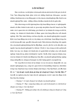 Luận văn Lợi nhuận và giải pháp gia tăng lợi nhuận tại Công ty Xây lắp Điện I