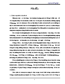 Luận văn Nâng cao khả năng cạnh tranh của Công ty đầu tư xây dựng và phát triển công nghệ