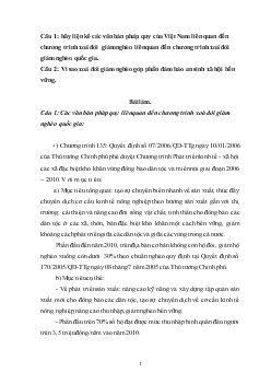 Tiểu luận Các văn bản pháp quy của Việt Nam liên quan đến chương trình xoá đói giảm nghèo liên quan đến chương trình xoá đói giảm nghèo quốc gia