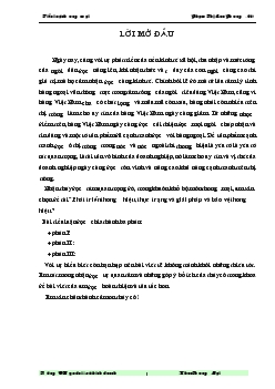 Tiểu luận Phát triển thương hiệu, thực trạng và giải pháp và bảo vệ thương hiệu