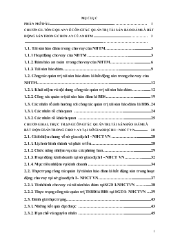 Đề tài Đồ án Hoàn thiện công tác quản trị tài sản bảo đảm là bất động sản trong hoạt động cho vay tại sàn giao dịch I - Ngân hàng công thương Việt Nam