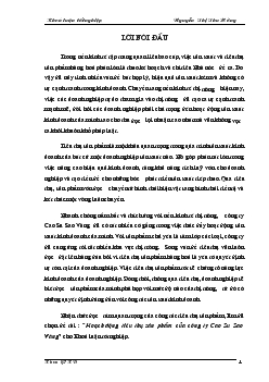 Đề tài Hoạch động tiêu thụ sản phẩm của công ty Cao Su Sao Vàng