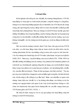 Đề tài Hoạt động công bố thông tin trên Thị trường Chứng khoán Việt Nam Thực trạng và giải pháp