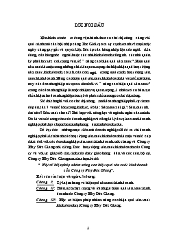 Đề tài Một số biện pháp nhằm nâng cao hiệu quả sản xuất kinh doanh của Công ty May Đức Giang