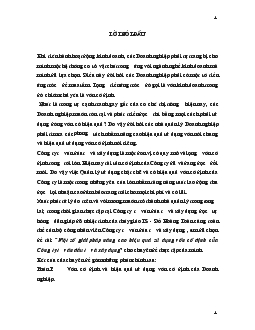 Đề tài Một số giải pháp nâng cao hiệu quả sử dụng vốn cố định của Công ty tư vấn đầu tư và xây dựng