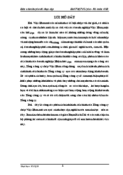 Đề tài Tìm hiểu môi trường kinh doanh của tổng công ty thép Việt Nam