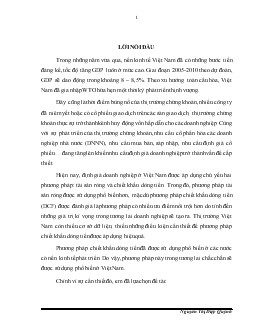 Đề tài Ứng dụng phương pháp chiết khấu dòng tiền trong định giá công ty cổ phần BIBICA