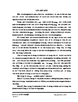 Đề tài Vốn kinh doanh và những biện pháp nâng cao hiệu quả sử dụng vốn kinh doanh ở Công ty vật liệu và công nghệ