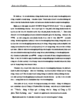 Đề tài Vốn lưu động và hiệu quả sử dụng vốn lưu động tại Công ty Cổ phần Thiết bị thương mại